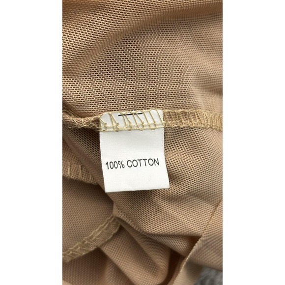 Unbranded Embroidered Floral Mesh Maxi Dress Women S Beige Burgundy Boho Prairie - Picture 5 of 12